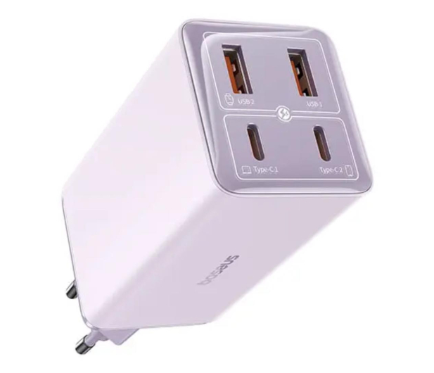 Baseus Ładowarka sieciowa GaN6 Pro 100W (fioletowy) - 1245553 - zdjęcie